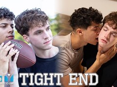 Jordan Haze & friends have a molten threesome with a big-cocked football player