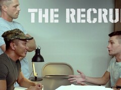 Watch these bulldoze jocks season a freshrecruit for a wild bareback triune